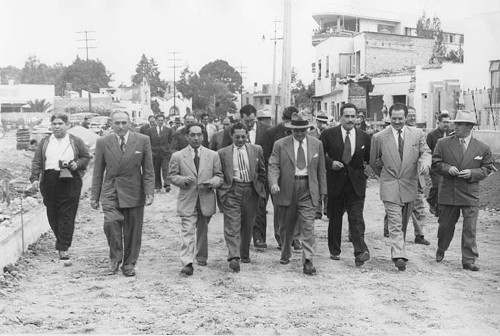 Imagen de Visita a las obras de la avenida del Acueducto (propio)