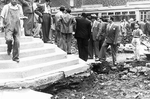 Imagen de Visita a las obras en las calles de Donceles (propio)