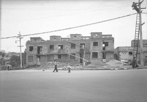 Imagen de Construcción de casas obreras en la Calzada Madereros y avenida Parque Lira Tacubaya (propio)