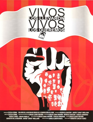 Imagen de Cartel del documental Vivos los llevaron, Vivos los queremos (atribuido)