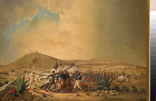 Imagen de Batalla de Puebla (propio), Lucha cuerpo a cuerpo (alternativo)
