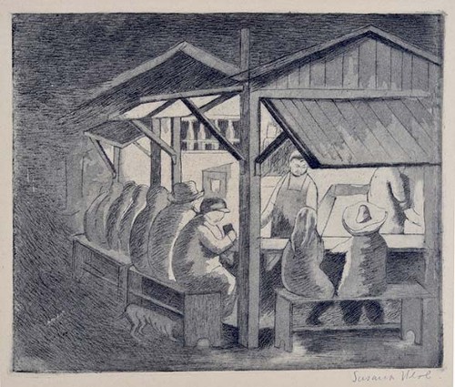 Imagen de En el barrio (Los agachados) (propio)