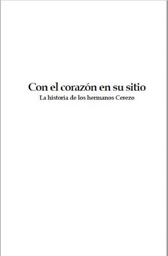 Imagen de Con el corazón en su sitio. La historia de los hermanos Cerezo (propio)