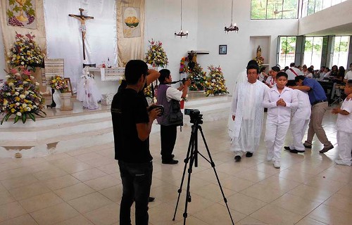 Imagen de Ahijado y padrino, después de comulgar (atribuido)