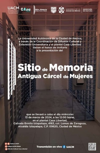 Imagen de Invitación personalizada de la presentación oficial del sitio de Memoria Antigua Cárcel de Mujeres (atribuido)