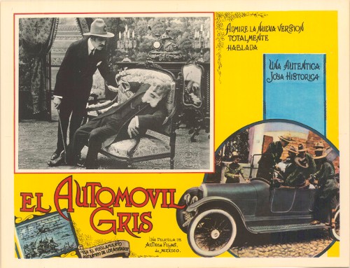 Imagen de Documento promocional de una versión sonora de El automóvil gris (atribuido)