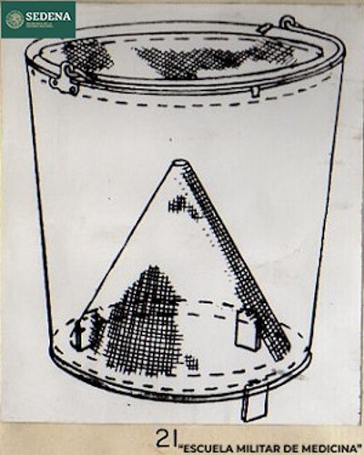 Imagen de Diseño de un mosquitero casero para atrapar al mosquito anófeles, responsable de la transmisión de la malaria (atribuido)