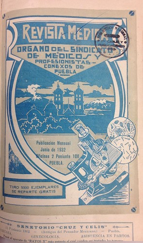 Imagen de Portadilla (propio), Revista Médica: Órgano del Sindicato de Médicos y Profesionistas Conexos de Puebla (alternativo)