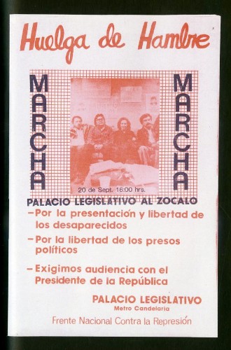 Imagen de Cartel Huelga de Hambre marcha (atribuido)