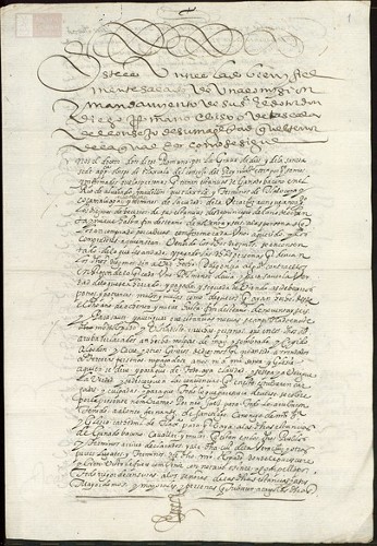 Imagen de Exp.1 Nombramiento de juez de diezmos del obispado de Tlaxcala al canónigo Alonso Fernández de Santiago