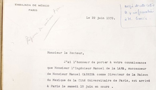 Imagen de Carta de Octavio Paz a Jean Sarrailh (atribuido)