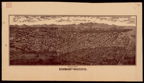 Imagen de Vista de pajaro de la Ciudad de Mexico.
