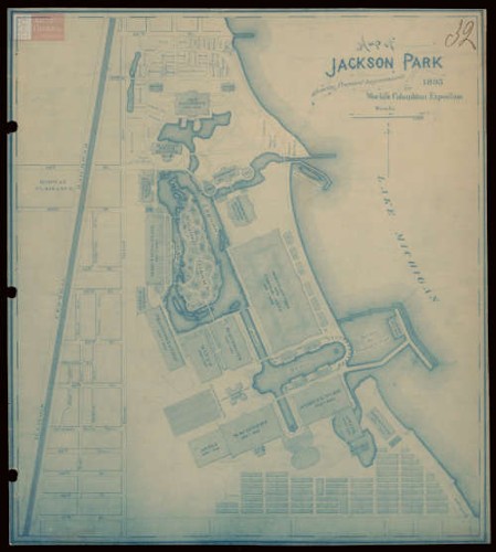 Imagen de Map of Jackson Park.