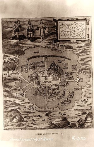 Imagen de Plano de México antiguo (atribuido)