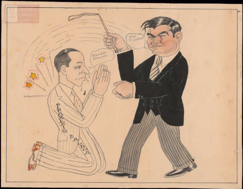 Imagen de Caricatura de Emilio Portes Gil y Práxedis Balboa