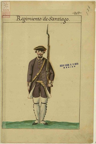 Imagen de Uniforme del Regimiento de Santiago (atribuido)