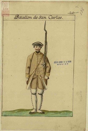 Imagen de Uniforme del Batallón de San Carlos (atribuido)
