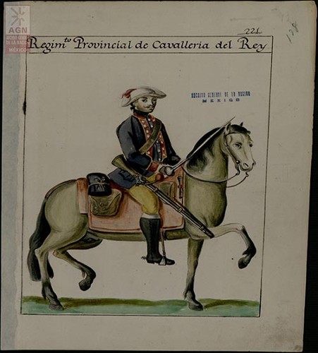 Imagen de Uniforme del Regimiento Provincial de Caballería del Rey (atribuido)