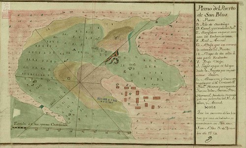 Imagen de Plano del Puerto de San Blas, Nayarit (atribuido)