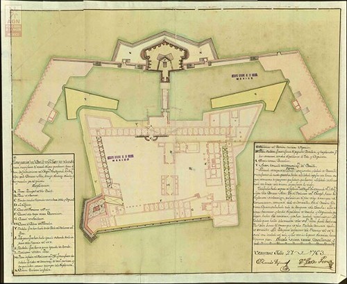 Imagen de Plano Parcial del Castillo de San Juan de Ulúa (atribuido)