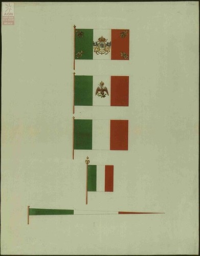 Imagen de Banderas del Estado Mexicano (atribuido)