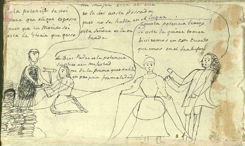 Imagen de Dibujo en expediente sobre proposiciones heréticas contra José Ventura González (atribuido)
