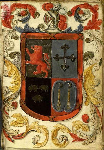 Imagen de Escudo de armas. Linaje de Mateo Silvestre Olivares Alajarín y Sánchez (atribuido)