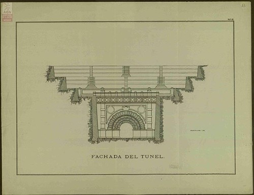 Imagen de Desagüe del Valle de México, fachada del túnel (atribuido)