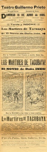 Imagen de El Teatro Guillermo Prieto presenta: Los mártires de Tacubaya y El novio de doña Inés