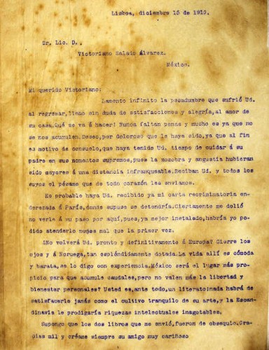 Imagen de Correspondencia privada de 1910-1914 (atribuido)