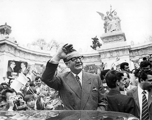 Imagen de Visita a México del presidente de Chile, Salvador Allende (atribuido)
