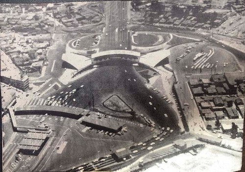 Imagen de Foto aérea de la Garita Puerta México (atribuido)