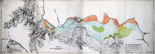Imagen de Plano de la zona de riego del margen izquierdo del río San Juan con bocatoma en el puerto número 2 río San Juan (propio)