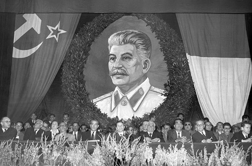 Imagen de Homenaje a Stalin en los festejos por el aniversario de la Revolución Rusa (propio)
