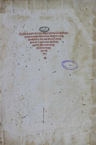 Imagen de Lectura in Decretales (Lectura super V libris Decretalium), Parte 2 (propio)