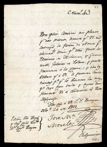 Imagen de Correspondencia insurgente y realista, 1812-1814 (atribuido), Cartas de Morelos (alternativo)