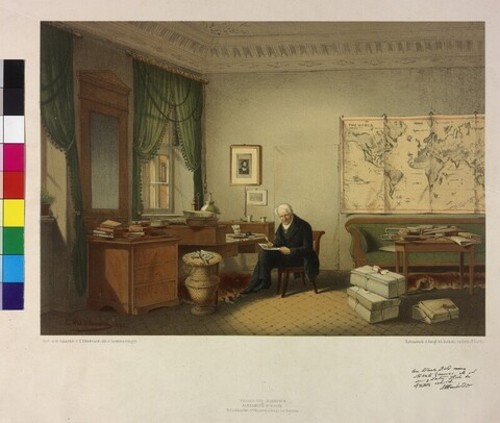 Imagen de Alexander von Humboldt in seinem Arbeitszimmer