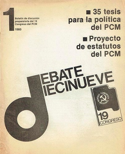 Imagen de 35 tesis para la política del PCM (propio)
