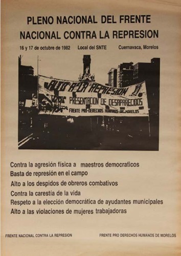 Imagen de Pleno Nacional del Frente Nacional Contra la Represión (propio)