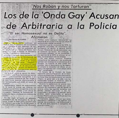Imagen de Los de la "onda gay" acusan de arbitraria a la policía (propio)