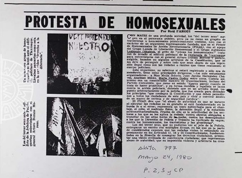 Imagen de Protesta de homosexuales (propio)