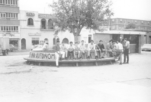 Imagen de Jóvenes de Monterrey, Nuevo León durante el movimiento estudiantil de 1969-1971 (atribuido)
