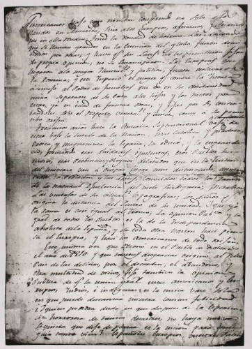 Imagen de Copia manuscrita del Plan de Iguala (atribuido)