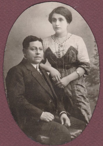 Imagen de Retrato de Enrique Rosas Aragón y Guadalupe Priego Durán (esposa)