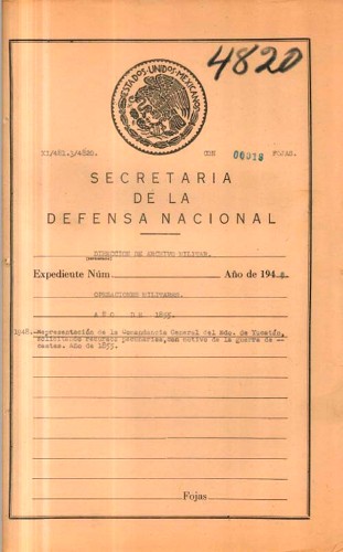 Imagen de Representación de la Comandancia General de Yucatán solicitando recursos con motivo de la Guerra de Castas (atribuido)