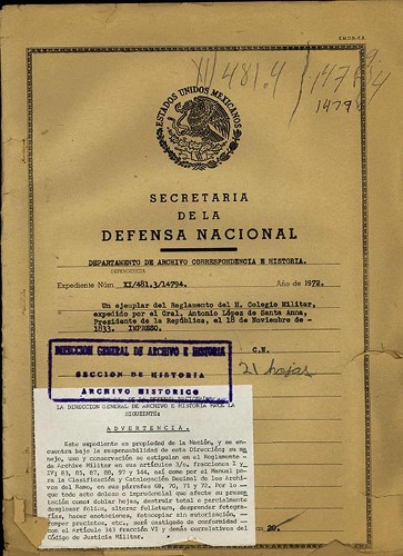 Imagen de Ejemplar del reglamento del Honorable Colegio Militar (atribuido)