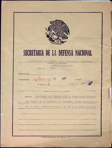 Imagen de Telegrama del Presidente Venustiano Carranza. Tomo IV (atribuido)