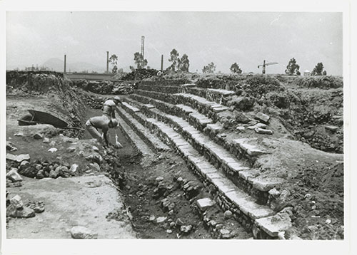 Imagen de Trabajadores en la zona arqueológica de Tlatelolco 1 (atribuido)