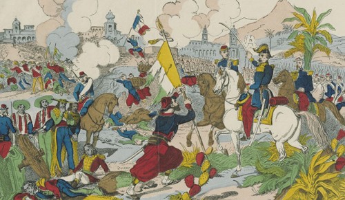 Imagen de Prise du Fort San-Xavier à La Puebla: Guerre du Mexique: [estampe]