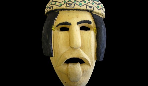 Imagen de Máscara humana en artesanía (propio)